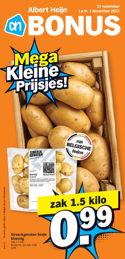Catalogue Albert Heijn | Folder Albert Heijn | 27/11/2023 - 3/12/2023