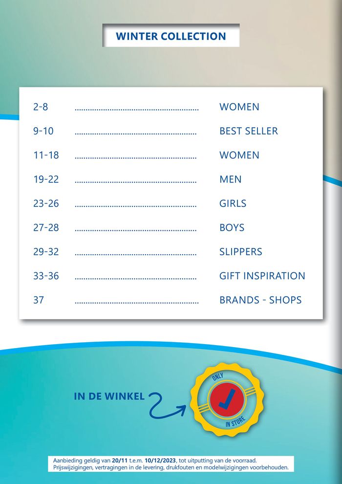 Catalogue Pronti à Charleroi | Winterfolder 2023 | 27/11/2023 - 10/12/2023