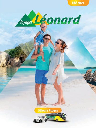 Catalogue Voyages Leonard à Liège | Séjours Plages Ete 2024 | 7/12/2023 - 31/7/2024