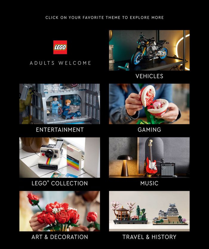 Catalogue LEGO | Adult Catalog | 12/1/2024 - 31/1/2025