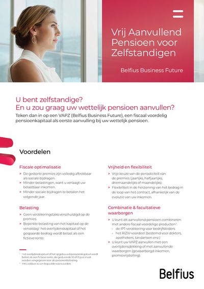 Promos de Banques et Assurances à Bruxelles | Belfius Business Future sur Belfius | 25/1/2024 - 25/1/2025