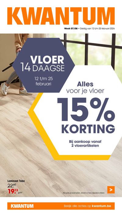 Catalogue Kwantum à Hasselt | Alles voor je vloer 15% KORTING | 14/2/2024 - 25/2/2024