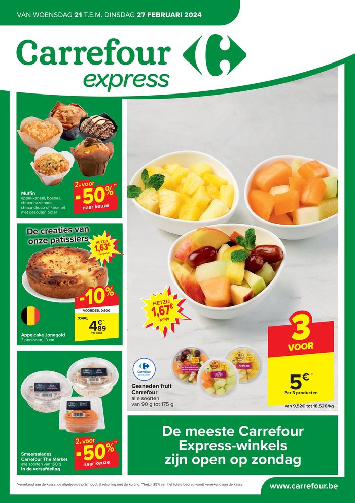 Catalogue Carrefour Express à Charleroi | EXPRESS Folder | 21/2/2024 - 27/2/2024