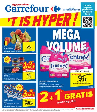 Catalogue Carrefour à Namur | Mega Volume | 28/2/2024 - 11/3/2024