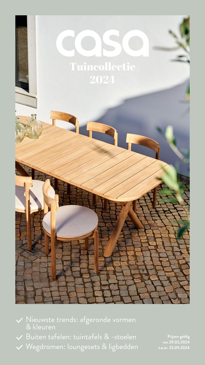 Catalogue Casa à Anvers | Tuincollectie 2024 | 29/2/2024 - 25/9/2024