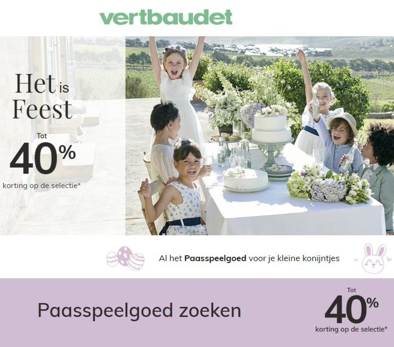 Catalogue Vertbaudet | Feestkleding Tot -40% | 6/3/2024 - 31/3/2024