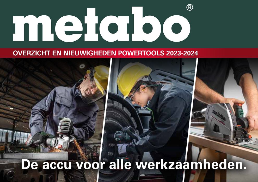 Catalogue Metabo à Ottignies-Louvain-la-Neuve | Assortiment 2024 | 7/3/2024 - 31/12/2024
