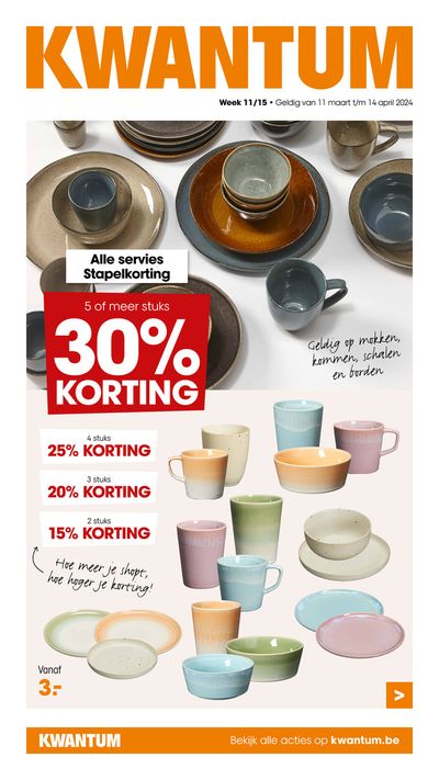 Catalogue Kwantum à Wommelgem | 5 of meer stuks 30% KORTING | 18/3/2024 - 14/4/2024