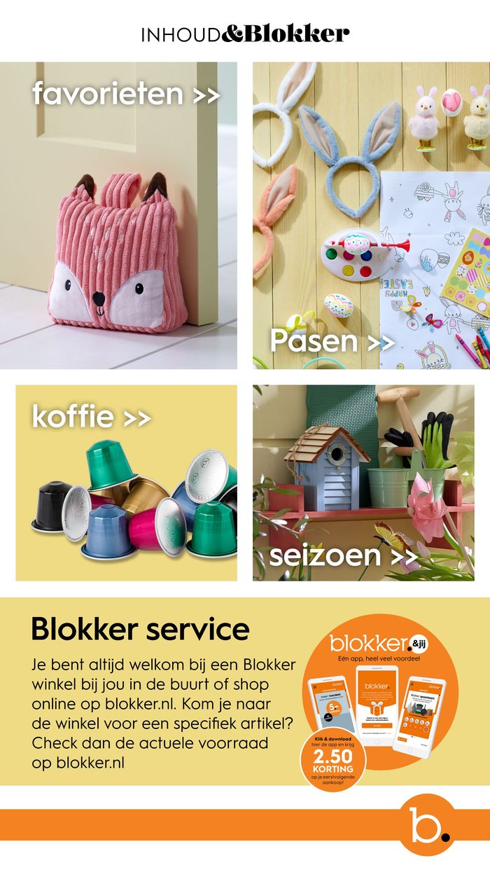 Catalogue BLOKKER à Waregem | Vrolijk Pasen | 18/3/2024 - 31/3/2024