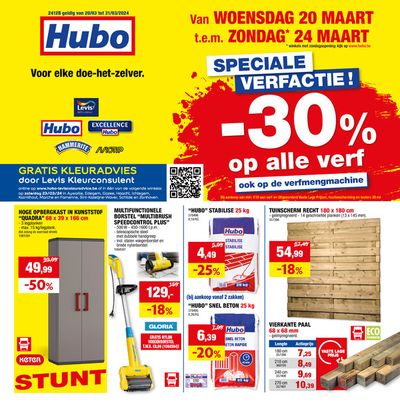Catalogue Hubo à Lier | -30% op alle verf | 20/3/2024 - 31/3/2024