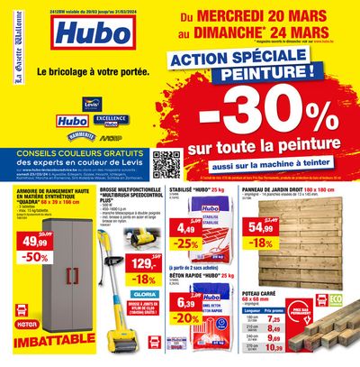 Catalogue Hubo | ACTION SPÉCIALE PEINTURE ! | 21/3/2024 - 31/3/2024