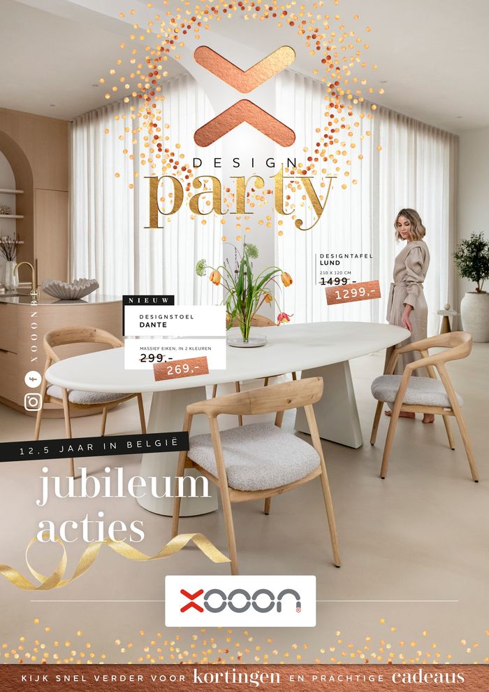 Catalogue Xooon à Machelen | Design Party | 21/3/2024 - 22/5/2024