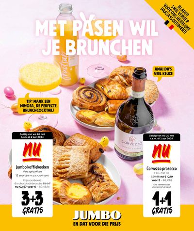 Promos de Supermarchés à Wevelgem | Met pasen wil je brunchen sur Jumbo | 25/3/2024 - 2/4/2024