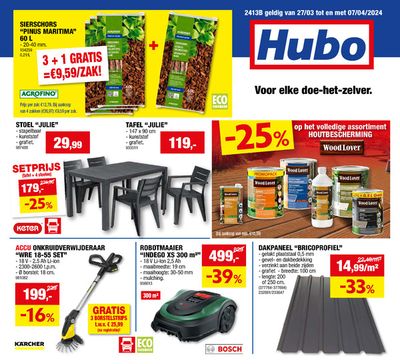 Catalogue Hubo à Ninove | Voor elke doe-het-zelver. | 27/3/2024 - 7/4/2024