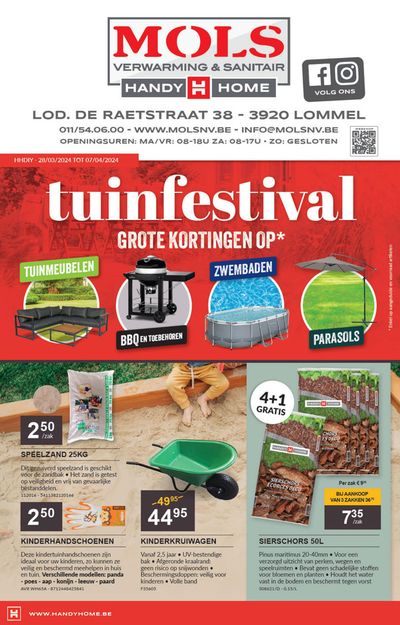 Catalogue HandyHome à Beringen | Tuinfestival Mols  | 27/3/2024 - 7/4/2024