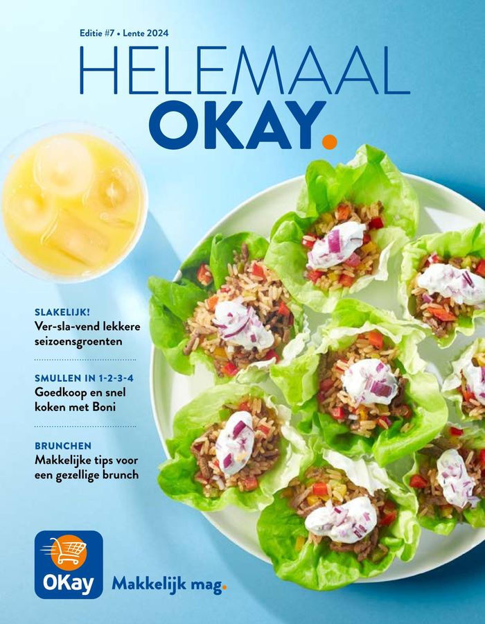Catalogue OKay Supermarkt à Waasmunster | Helemaal Okay | 28/3/2024 - 25/6/2024