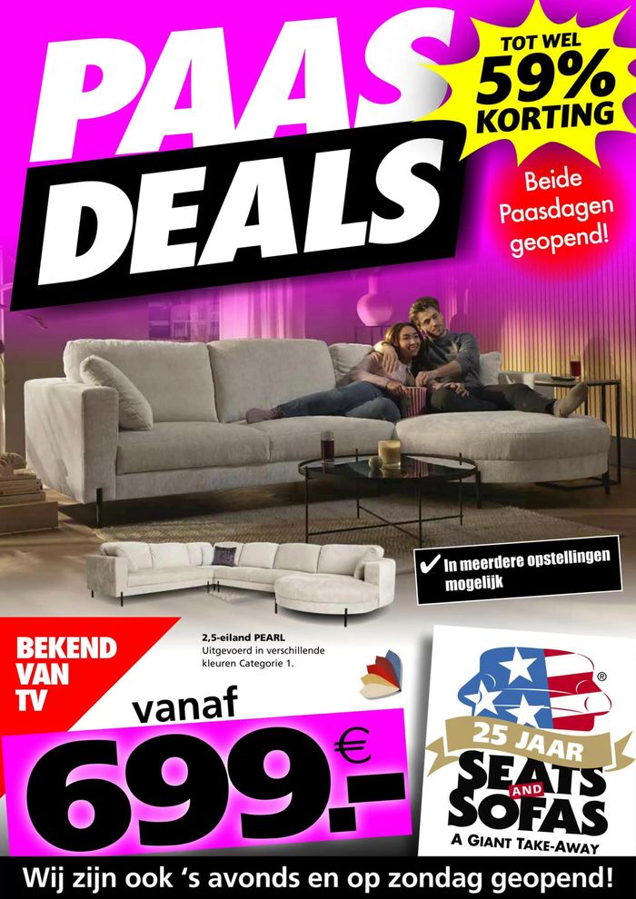Catalogue Seats and Sofas à Anderlues | PAAS Deals! | 28/3/2024 - 1/4/2024
