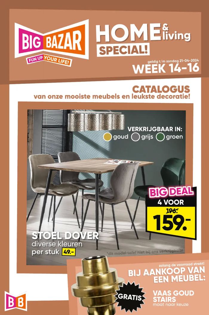 Catalogue Big Bazar à Gent | Home&Living Special! | 3/4/2024 - 21/4/2024