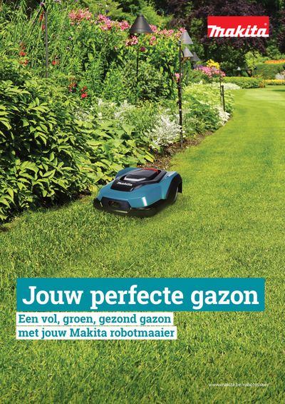 Promos de Bricolage et Jardin à Mons | Flyer robotmaaier sur Makita | 3/4/2024 - 31/12/2024