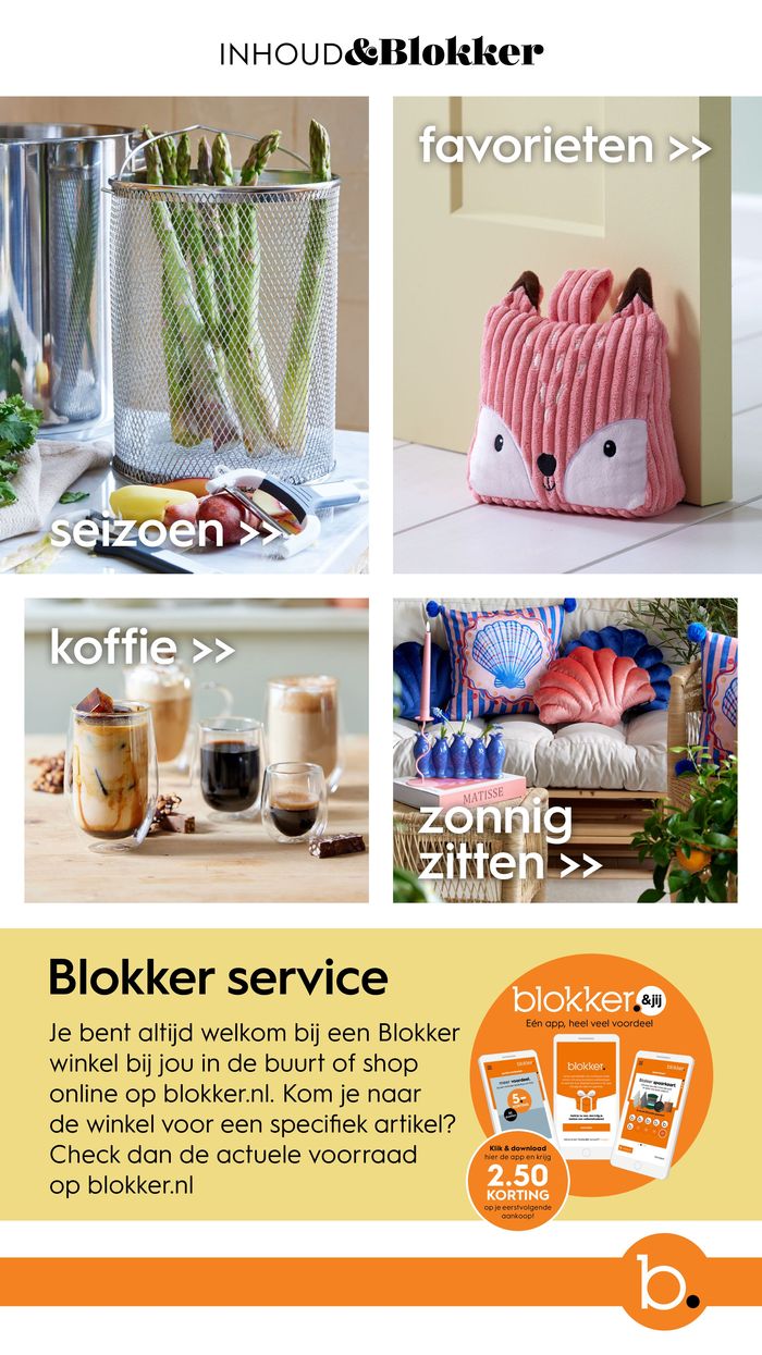 Catalogue BLOKKER à Knokke-Heist | heerlijk seizoen | 3/4/2024 - 30/4/2024