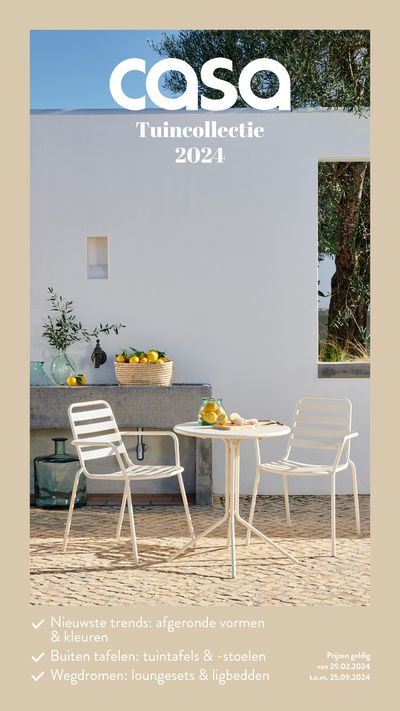 Promos de Meubles et Décoration | Tuincollectie 2024 sur Casa | 4/4/2024 - 25/9/2024