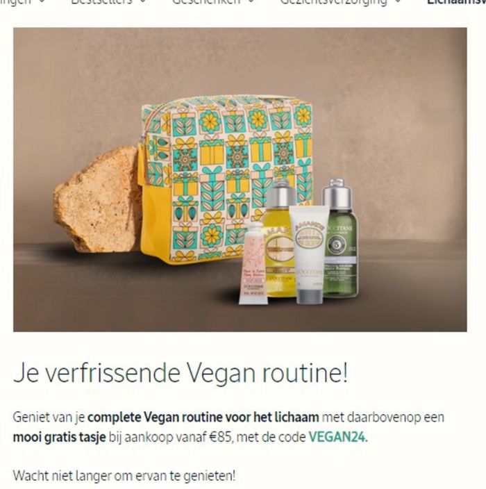 Catalogue L'Occitane à Verviers | Je verfrissende Vegan routine! | 5/4/2024 - 19/4/2024