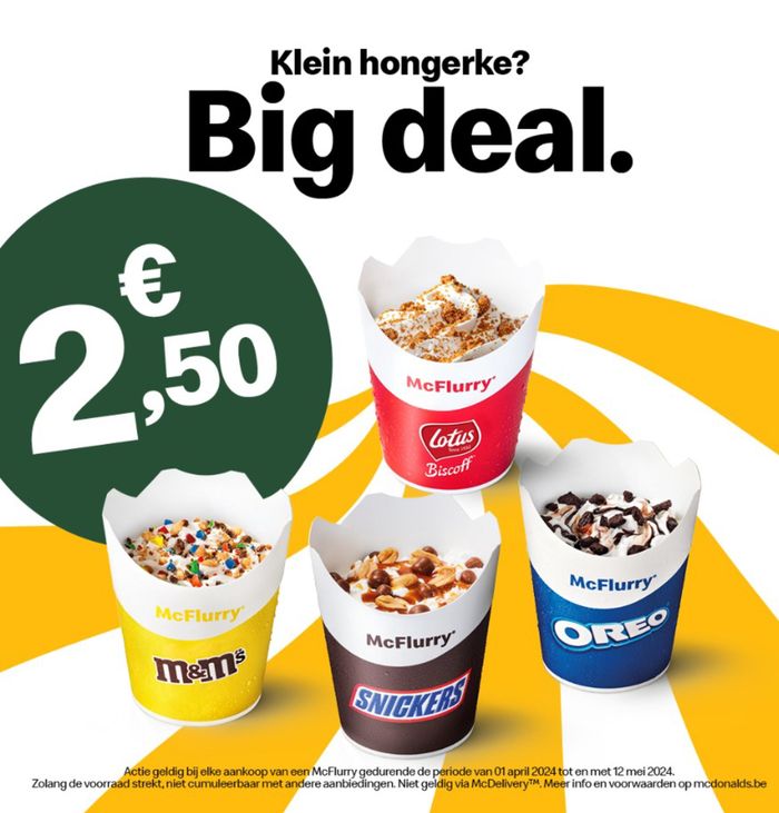 Catalogue McDonald's à Tournai | Big Deal | 5/4/2024 - 12/5/2024