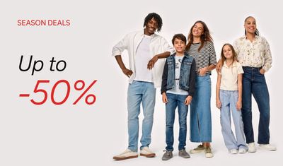 Promos de Vêtements, Chaussures et Accessoires à Herstal | Season Deals up to 50% Off sur C&A | 8/4/2024 - 22/4/2024