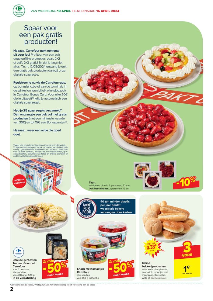 Catalogue Carrefour Express à Bruxelles | Promotie van de week | 10/4/2024 - 16/4/2024