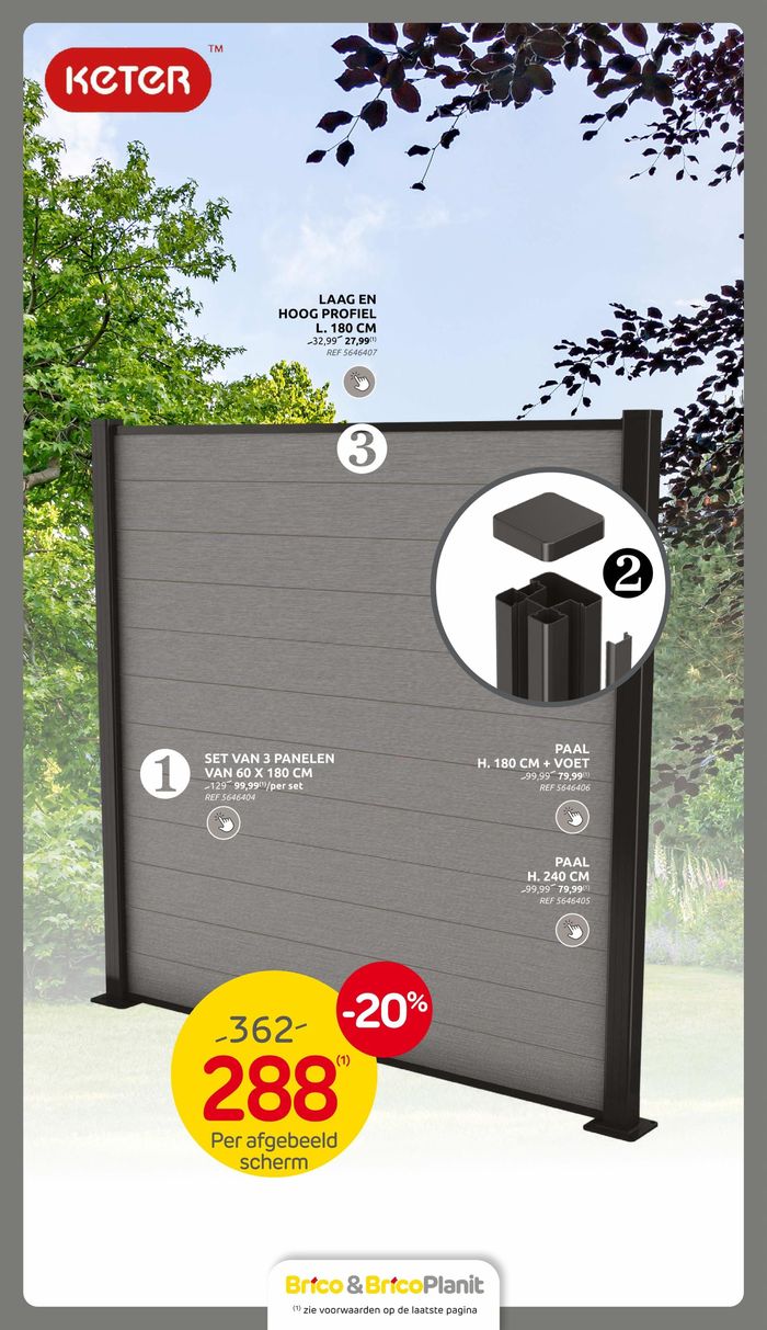 Catalogue Brico à Mouscron | Folder Brico | 10/4/2024 - 22/4/2024