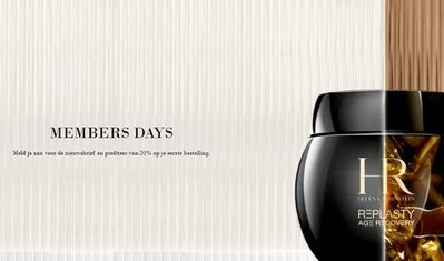 Promos de Parfumeries et Beauté à Lokeren | Members Days sur Helena Rubinstein | 9/4/2024 - 23/4/2024