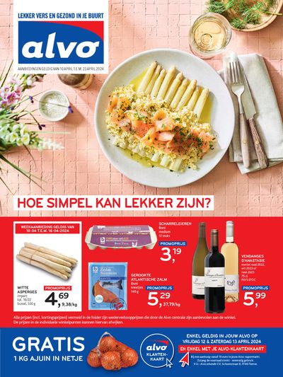 Promos de Supermarchés à Hasselt | HOE SIMPEL KAN LEKKER ZIJN? sur Alvo | 11/4/2024 - 23/4/2024