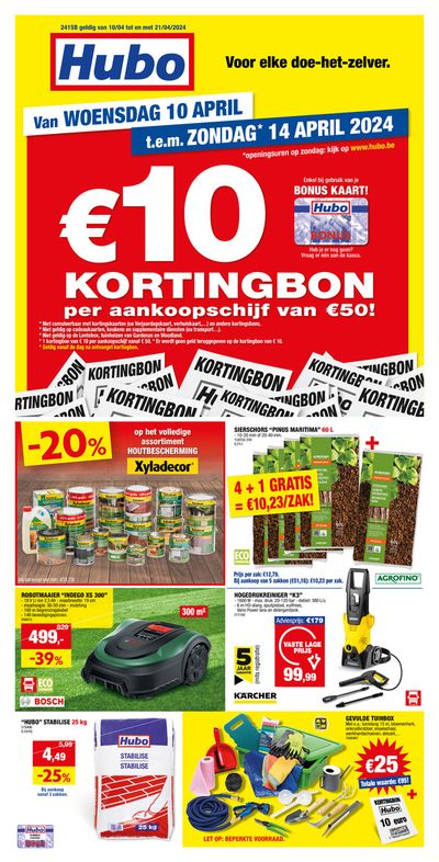 Catalogue Hubo à Knokke-Heist | Voor elke doe-het-zelver. | 11/4/2024 - 21/4/2024
