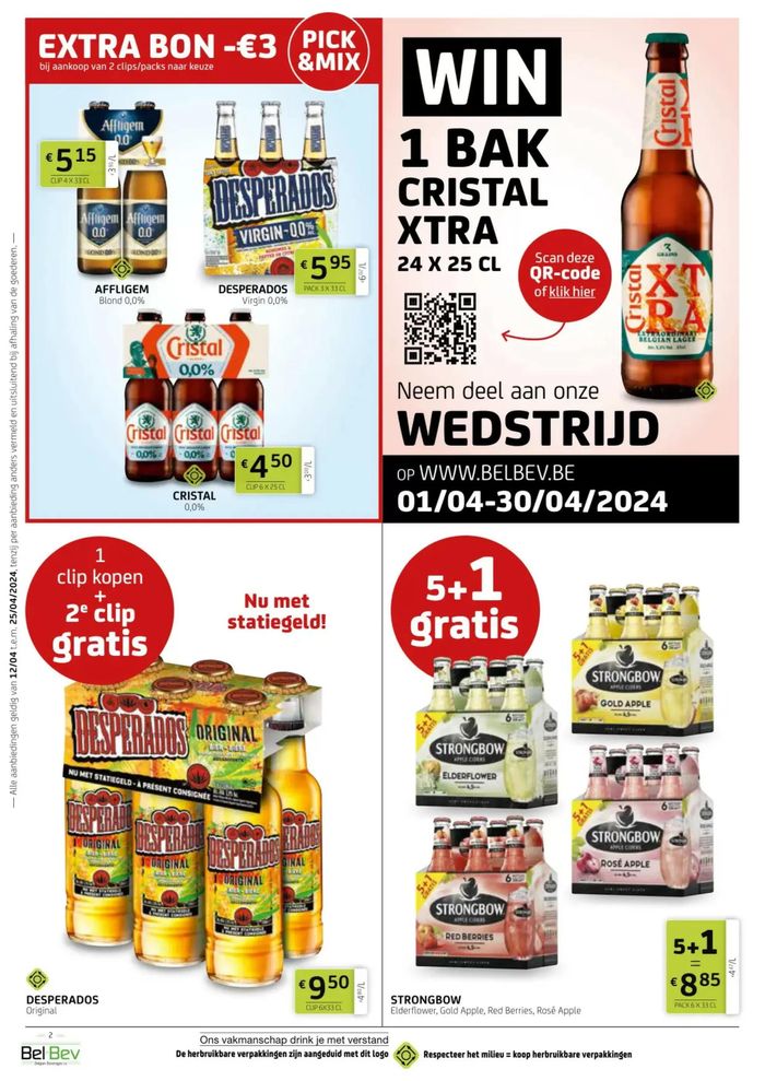 Catalogue BelBev à Knokke-Heist | Consumentenfolder | 15/4/2024 - 25/4/2024