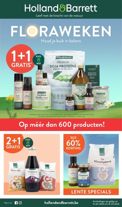 Promos de Parfumeries et Beauté à Nieuwpoort | Floraweken sur Holland & Barrett | 15/4/2024 - 12/5/2024