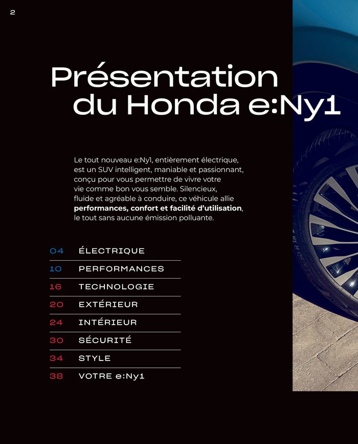 Catalogue Honda à Menin | Honda e:Ny1 — Brochure | 18/4/2024 - 18/4/2025