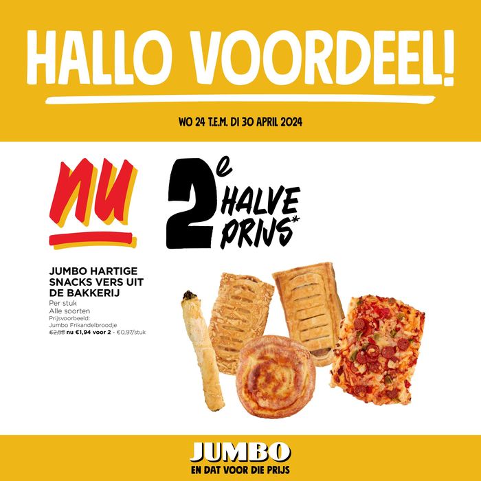 Catalogue Jumbo à Overpelt | hallo voordeel! | 24/4/2024 - 30/4/2024