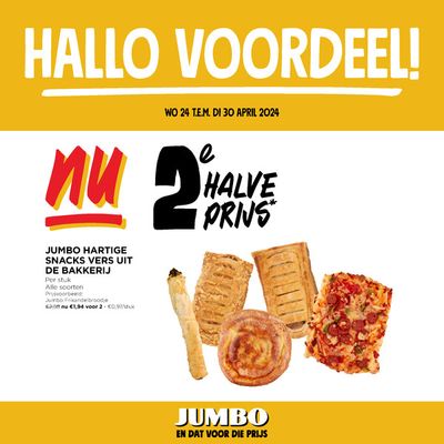 Promos de Supermarchés à Gistel | hallo voordeel! sur Jumbo | 24/4/2024 - 30/4/2024