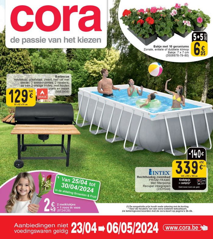 Catalogue Cora à Charleroi | Allen in de tuin  | 23/4/2024 - 6/5/2024