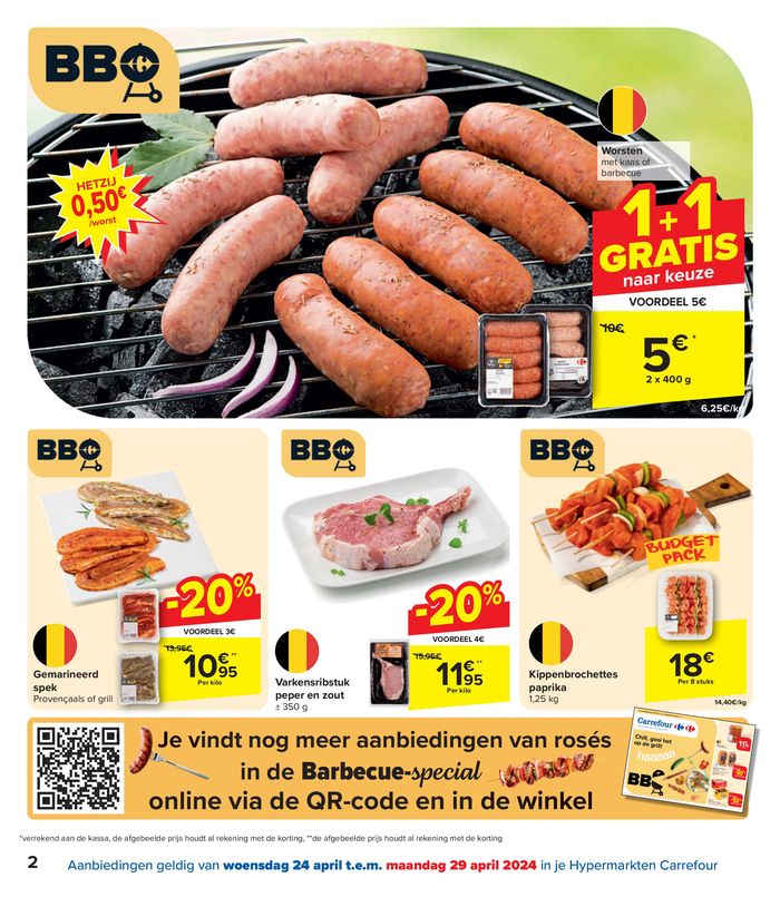 Catalogue Carrefour à Bierbeek | ROSÉFESTIVAL | 24/4/2024 - 6/5/2024