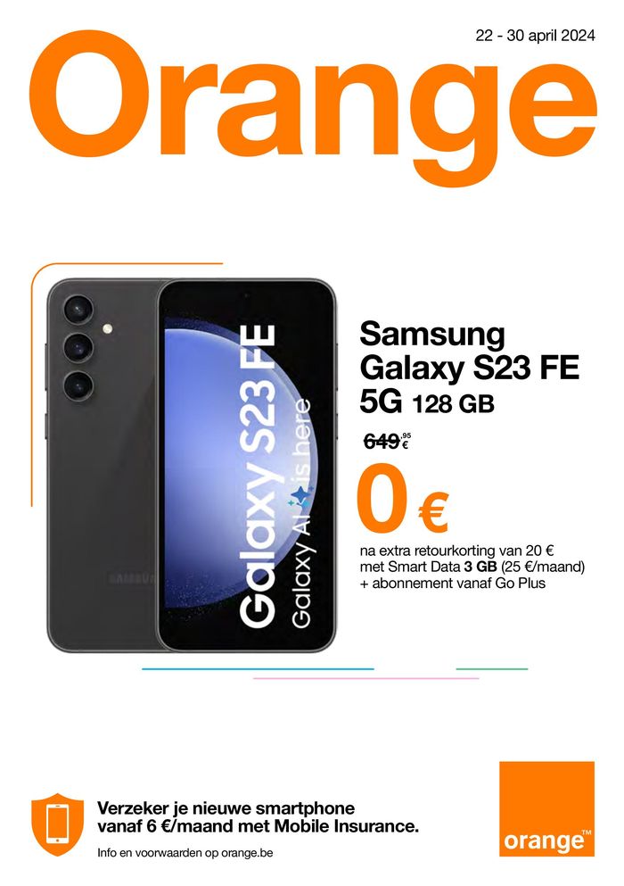 Catalogue Orange à Seraing | SPRING Aanbiedingen | 23/4/2024 - 30/4/2024