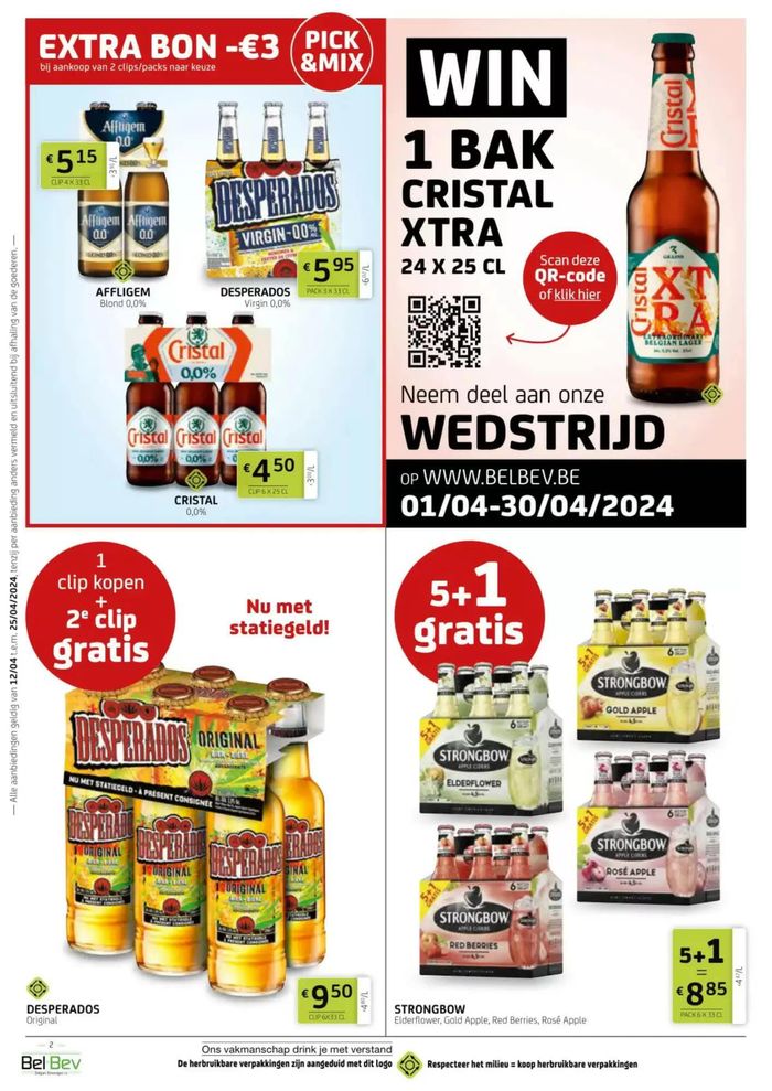 Catalogue BelBev à Bruges | Consumentenfolder | 24/4/2024 - 25/4/2024