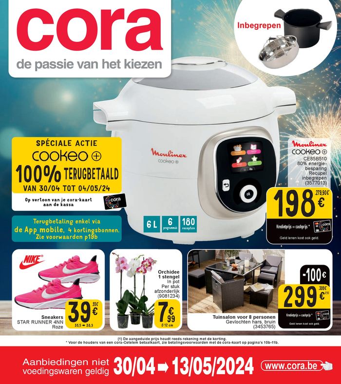 Catalogue Cora à Dilbeek | Aanbiedingen niet voedingswaren  | 30/4/2024 - 13/5/2024