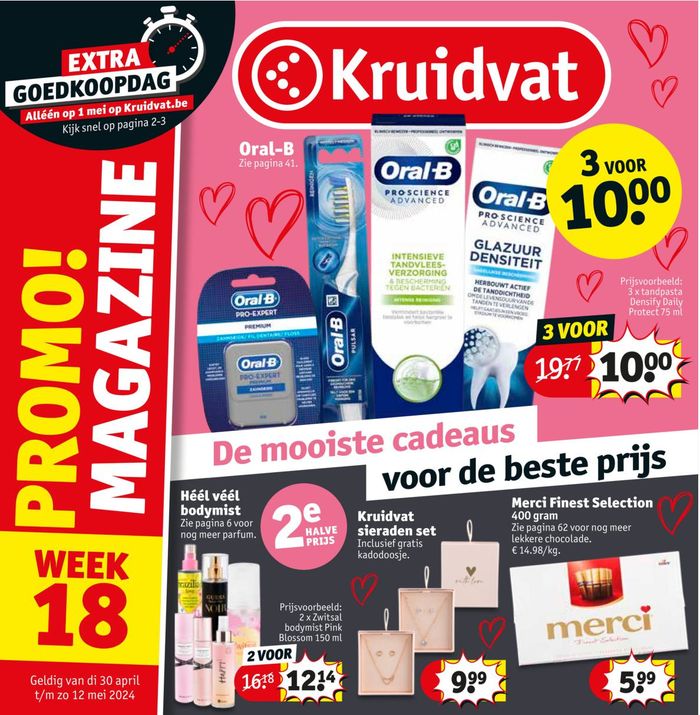 Catalogue Kruidvat à Courcelles | Promo!Magazine week 18 | 29/4/2024 - 12/5/2024