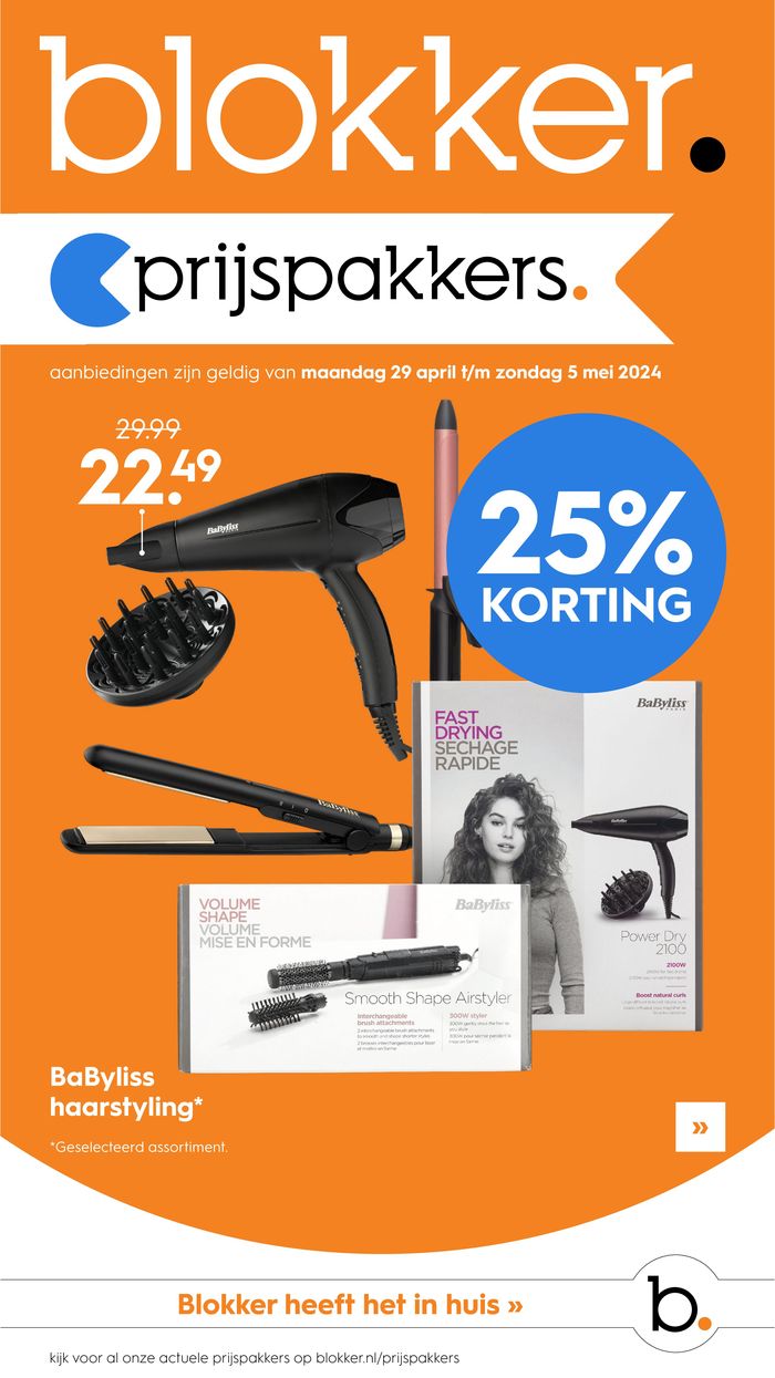 Catalogue BLOKKER à Sint-Martens-Latem | 25% KORTING | 29/4/2024 - 5/5/2024