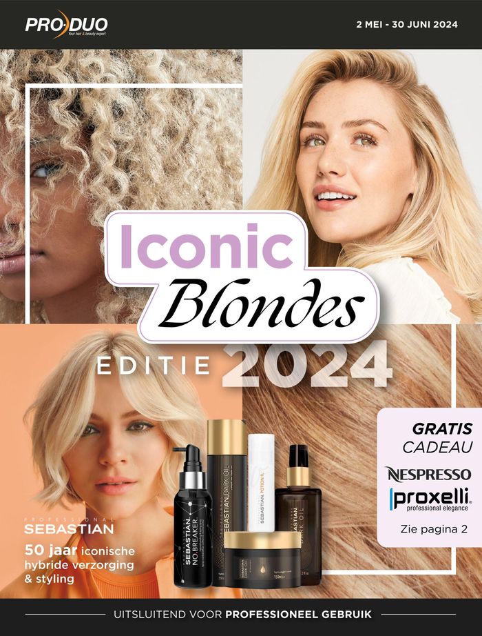 Catalogue Pro-Duo à Bruxelles | Iconic Blondes | 2/5/2024 - 30/6/2024