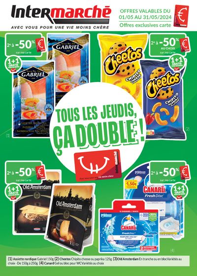Catalogue Intermarché à La Louvière | Les offres de mai avec la carte Intermarché | 2/5/2024 - 31/5/2024