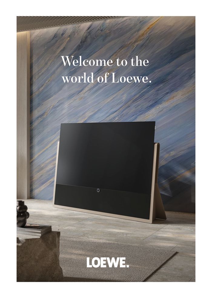 Catalogue Loewe à Genk | Welcome to the world of Loewe | 2/5/2024 - 31/5/2024