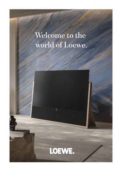 Promos de Électronique à Bernissart | Welcome to the world of Loewe sur Loewe | 2/5/2024 - 31/5/2024