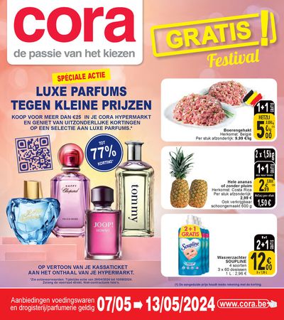 Catalogue Cora à Dilbeek | Aanbiedingen voedingswaren op 07-05 - NL | 7/5/2024 - 13/5/2024